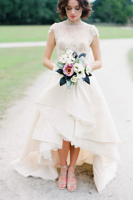 Bridal gown in England from bridalmusings.com