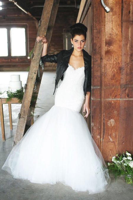 Bridal gown in England from weddingpartyapp.com