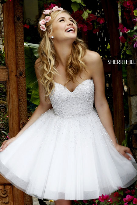 Bridal gown in France from sherrihill.com