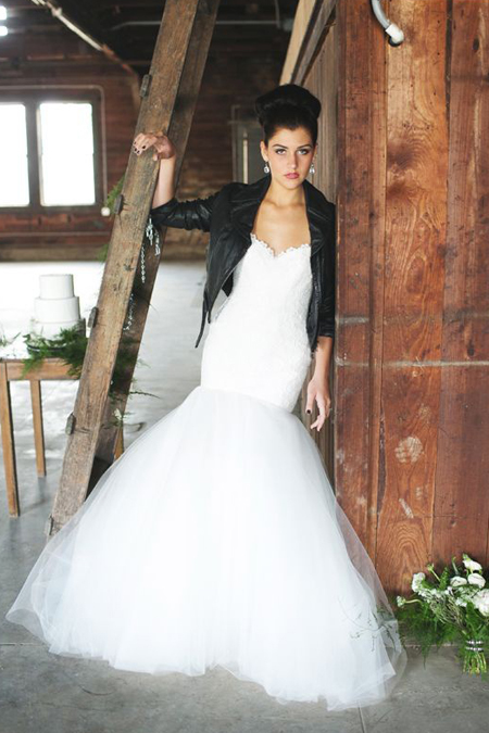 Bridal gown in England from weddingpartyapp.com