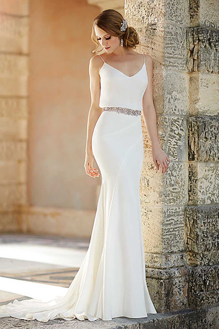 Bridal gown in Ireland from pearlsandlace.ie