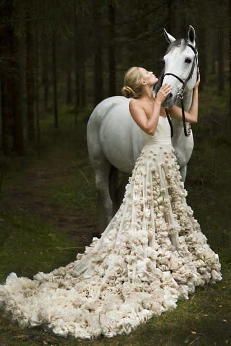 Bridal gown in Norway from burnettsboards.com