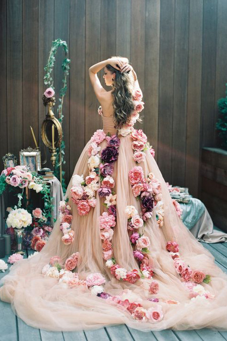 Bridal gown in Russia from stylemepretty.com