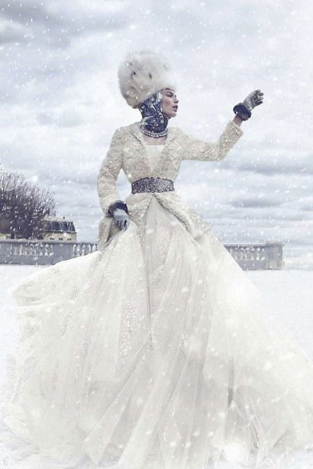 Bridal gown in Russia from zimbio.com