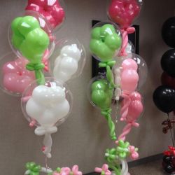 Sweetheart Balloons and Floral